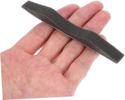BESTYASH Nose Bridge Strips Pads with Sponge Cushion for Glasses Wearers, Black Anti-Fog Nose Rest, 100 Pieces DIY Face Mask Sewing Supplies for Comfortable Fit and Pressure Relief in Kuwait