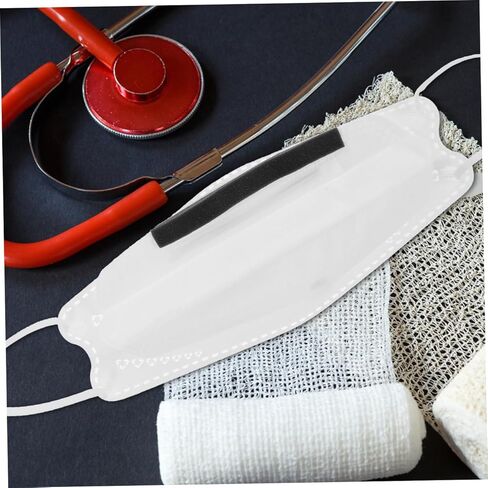BESTYASH Nose Bridge Strips Pads with Sponge Cushion for Glasses Wearers, Black Anti-Fog Nose Rest, 100 Pieces DIY Face Mask Sewing Supplies for Comfortable Fit and Pressure Relief in Kuwait