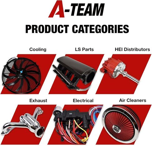 مكربن ​​رباعي الأداء من A-Team 750 CFM 4MV M4MC - يعزز الطاقة وعزم الدوران 4 أسطوانات - متوافق مع أنظمة شيفروليه 1966-73 و1977 بونتياك ترانس آم EGR in Kuwait