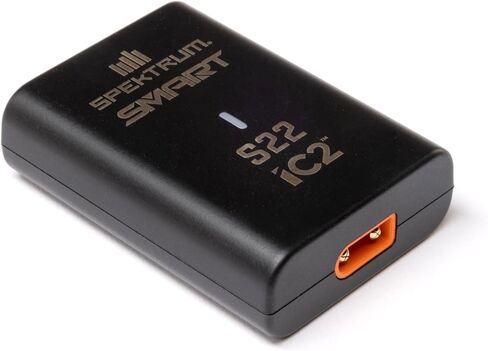 Spektrum S22 G2 USB-C 2S & 3S LiPo 20W Smart Charger with IC2 Connector, SPMXC0060 in Kuwait