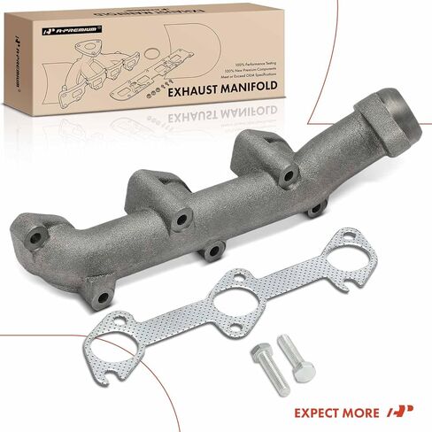 A-Premium V6 2.9L Exhaust Manifold Kit W/Gasket & Bolts Compatible with Ford Ranger 1986-1992, Bronco II 1986-1990, Right Side in Kuwait