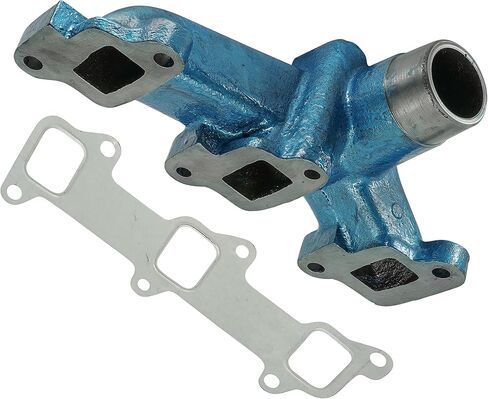 Caltric Exhaust Manifold Compatible with Ford 2000 2100 2110 2120 2300 2310 3000 3055 3100 3120 3190 in Kuwait