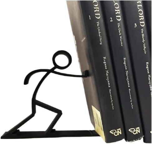 Black Minimalist Book Stand for Student Office Desktop – Creative Stationery Supplies, Home Living Room and Study Decor, Book Holder Organizer in Kuwait