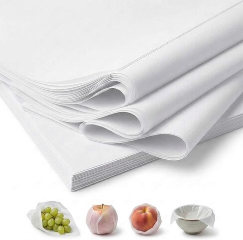 50 Sheets 24" x 36" White Tissue Paper, Acid-Free Tissue Paper for Gift Bags, Packing, Storage, Weddings, Birthdays, Christmas, DIY Crafts in Kuwait