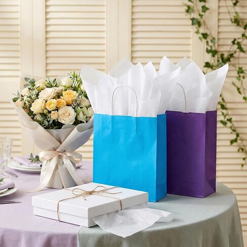 50 Sheets 24" x 36" White Tissue Paper, Acid-Free Tissue Paper for Gift Bags, Packing, Storage, Weddings, Birthdays, Christmas, DIY Crafts in Kuwait