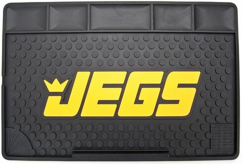 JEGS Workbench Utility Mat | 24 x 16 Inches | Built-In Protractor Diagram and Fraction Conversion Chart | Surface Grip in Kuwait