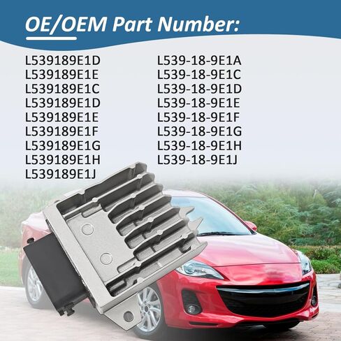 L539189E1H Plug N Play Tested Programmed TCM Transmission Control Module Compatible with Mazda 3 2.5L 2010 2011 Replace 609-070 in Kuwait