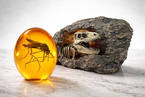 VEOJEIN 3D البعوض في العنبر والجوراسي الكهف الأحفوري ديناصور الهيكل العظمي تحصيل النحت الراتنج نموذج فريد من نوعه عصر ما قبل التاريخ ثقالة الورق والديكور نسخة طبق الأصل هدية العلوم in Kuwait