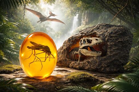 VEOJEIN 3D البعوض في العنبر والجوراسي الكهف الأحفوري ديناصور الهيكل العظمي تحصيل النحت الراتنج نموذج فريد من نوعه عصر ما قبل التاريخ ثقالة الورق والديكور نسخة طبق الأصل هدية العلوم in Kuwait