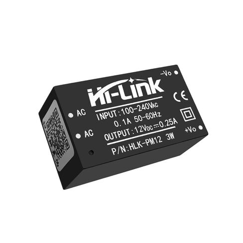 220V to 12V 3W Power Module HLK-PM12 AC DC 20pcs/Lot Step Down Converter in Kuwait