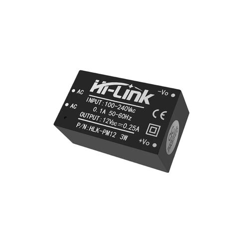 220V to 12V 3W Power Module HLK-PM12 AC DC 20pcs/Lot Step Down Converter in Kuwait