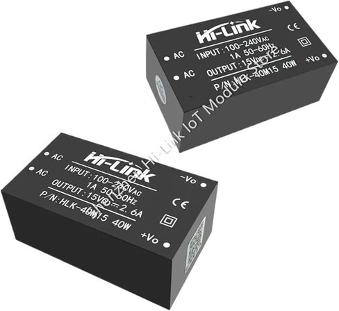 AC-DC 220V إلى 15V 2.6A 40W عزل قابل للتعديل محول التيار الكهربائي HLK-40M15 in Kuwait