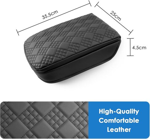 2025 2026 Enclave Center Console Cover for Buick Enclave (Preferred/Sport Touring/Avenir), Cushion &Comfy Leather Armrest Cover 2026 2025 Enclave Accessories (Padded) in Kuwait