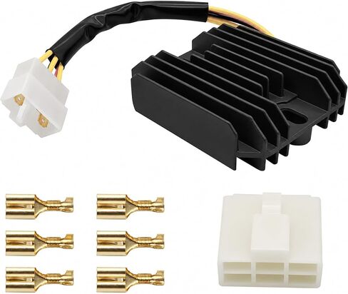 HiSport Voltage Regulator Rectifier 32800-33E21- Compatible with Suzuki Hayabusa GSX1300RZ 1999-2007 GSXR600 GSX-R600 1997-2005 GSX-R750 GSXR750 1996-2005 GSXR1000 2001-2004 GSX-R1000 in Kuwait