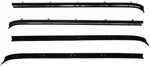 2 of - Front Window Sweep Felt Weatherstrip Seal Kit Set for Blazer 73-74,for K5 Blazer 75-80,for C1500 79-80/Suburban 79-80,for C15/C1500 Pickup 73-74/Suburban 73-74 Truck in Kuwait