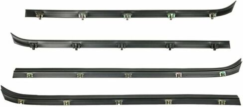 2 of - Front Window Sweep Felt Weatherstrip Seal Kit Set for Blazer 73-74,for K5 Blazer 75-80,for C1500 79-80/Suburban 79-80,for C15/C1500 Pickup 73-74/Suburban 73-74 Truck in Kuwait