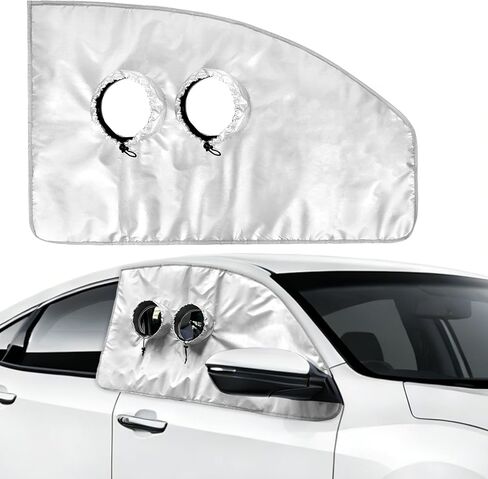 Portable Air Conditioner Window Kit - Car Window Vent Seal Kit for AC Air Conditioner/Dryer, Fits Most Sedans SUV and MPV CRV SRV, Tool-Free Install, Helps Block Hot Air in Kuwait
