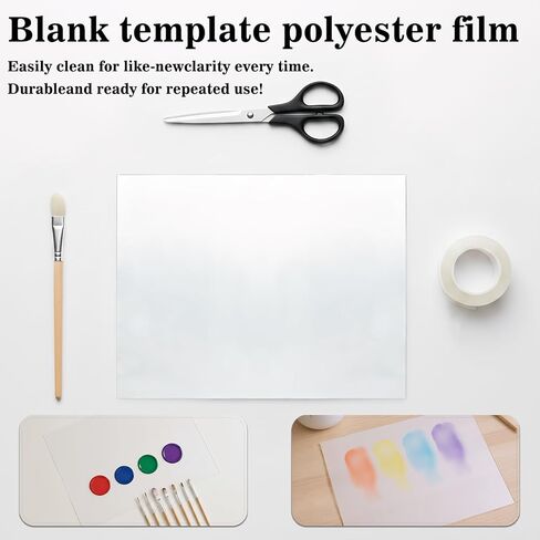 12x18 Inch Quilting Template Plastic Sheets Translucent, 8 Pack Sewing Templates Material, for Cutting Patterns，Reusable Cutting Templates for Fabric in Kuwait