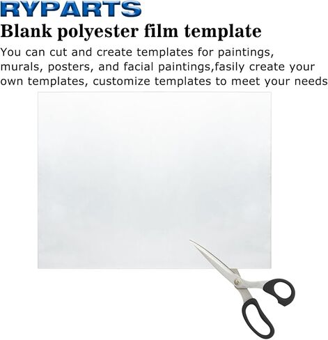 12x18 Inch Quilting Template Plastic Sheets Translucent, 8 Pack Sewing Templates Material, for Cutting Patterns，Reusable Cutting Templates for Fabric in Kuwait