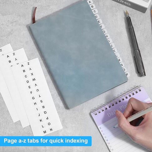 208 قطعة من علامات التبويب الأبجدية لأجهزة الكمبيوتر المحمولة، ملصقات الحروف الأبجدية Ymapinc ABC، علامات تبويب توضيحية ذاتية اللصق من A-Z، علامة تبويب قراءة الكتب للكتب التوضيحية، علامة تبويب الصفحة/لاصقة للقاموس/الملفات in Kuwait