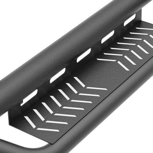 خطوات جانبية لألواح الجري متوافقة مع 2007 2008 2009 2010 2011 2012 2013 2014 Toyota FJ Cruiser، قضبان خطوة Nerf Bar، تصميم من الصلب عالي التحمل بدرجين (فولاذ أسود، شعار نجمة) in Kuwait