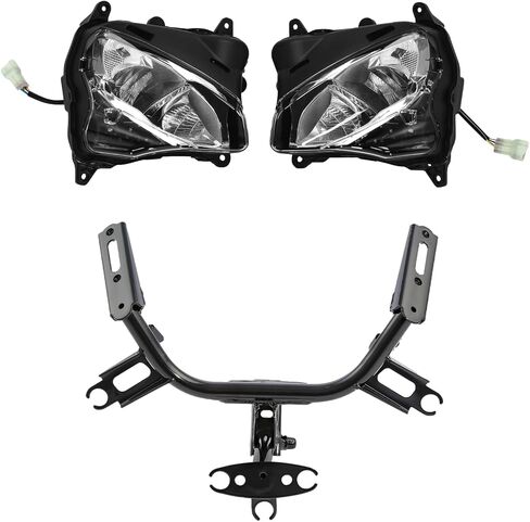 TCMT Front LED Headlight Assembly & Upper Fairing Stay Bracket For Yamaha YZF R3 2019-2024 YZF R25 2020-2024 in Kuwait