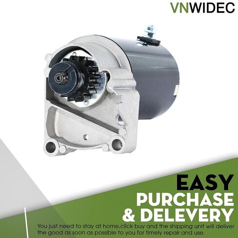Electric Starter Motor Replacement for B.Riggs & S.tratton 497596 Replaces 394808 393017 394674 5407 Engine in Kuwait
