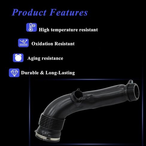 أنبوب خرطوم توربو مدخل هواء من AUCERAMIC مناسب لسيارات BMW F20 F21 F23 F22 F87 F30 F80 F34 F31 F33 F83 F32 F82 F36 خرطوم مدخل الشاحن التربيني مناسب لـ M135i M235i 335i 435i استبدال # 13717602651 in Kuwait