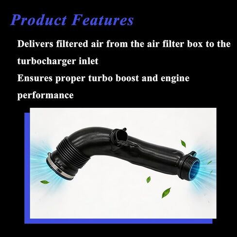 أنبوب خرطوم توربو مدخل هواء من AUCERAMIC مناسب لسيارات BMW F20 F21 F23 F22 F87 F30 F80 F34 F31 F33 F83 F32 F82 F36 خرطوم مدخل الشاحن التربيني مناسب لـ M135i M235i 335i 435i استبدال # 13717602651 in Kuwait