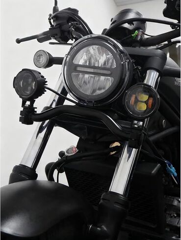 دراجة نارية الأضواء قوس الضباب كتيفة المصباح صالح ل H-onda المتمردين 1100 CMX 500 سنتيمتر 300 CMX1100 CMX500 CMX300 ضوء بار 22 مللي متر بار in Kuwait