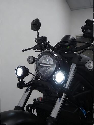 دراجة نارية الأضواء قوس الضباب كتيفة المصباح صالح ل H-onda المتمردين 1100 CMX 500 سنتيمتر 300 CMX1100 CMX500 CMX300 ضوء بار 22 مللي متر بار in Kuwait