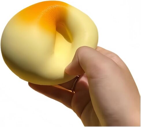 Cream Bun Bread Squishy - 4" Slow Rising Squishy Toys, Super Soft Food Squishies, Sensory Stress Relief Squeeze Toys for Adults, Cute Desk Fidget Toy in Kuwait