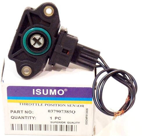 OE Spec 037907385Q Throttle Position Sensor with Electrical Connector Compatible with VW Cabrio 1995-1996 Corrado 1992-1995 Golf 1995 Jetta 1994-1995 Passat 1994-1995 in Kuwait
