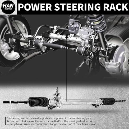 HanbenTex Hydraulic Power Steering Rack and Pinion Complete Assembly Replacement for Toyota Sienna 2011-2012 3.5L,Sienna 2013-2020,FWD Only(OE:26-2617) in Kuwait