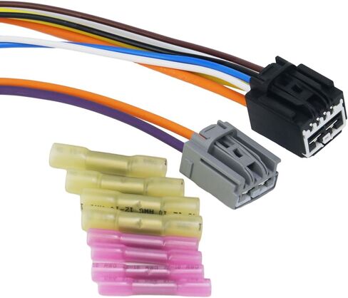 AITKEN Blower Motor Resistor Connector Pigtail Harness Compatible with Buick Cadillac Dodge Ford Edge GMC Jeep Lancia Lincoln Opel P/N: 13501703, 88988512, 88988512. in Kuwait
