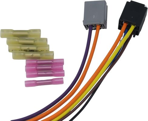 AITKEN Blower Motor Resistor Connector Pigtail Harness Compatible with Buick Cadillac Dodge Ford Edge GMC Jeep Lancia Lincoln Opel P/N: 13501703, 88988512, 88988512. in Kuwait