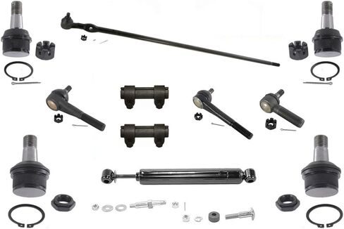 Replacement Parts for Sterring Chassis Parts Drag Link Tie Rod Ball Joints 11pc for Chevrolet K10 Pick Up 4 Wheel Drive 1981 1982 1983 1984 1985 1986 1987 1988 1989 1990 1991 in Kuwait