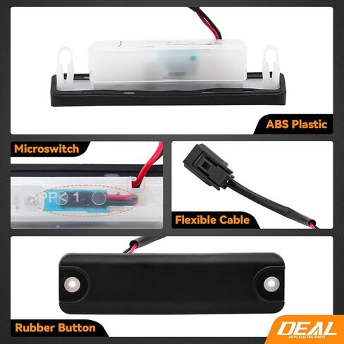 DEAL AUTO ELECTRIC PARTS Rear Liftgate Release Switch Button, Compatible with 2003-2017 Toyota 4Runner Sport Utility, Hatch Open Button, Replaces# 84840-35010,Black in Kuwait