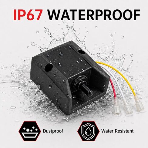 264346 Liftgate Control Switch for Maxon Tuck-A-Way 72-150 TE-20 GPT-3 GPT-4, Heavy Duty 3-Wire Toggle Switch Assembly, IP67 Waterproof Replacement for 267959-01, Truck Tail Lift Part in Kuwait