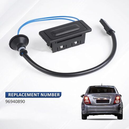 Tailgate Opening Switch for Chevrolet for Sonic Sedan Aveo Captiva 2012-2019 Opening Switch Tailgate Release Button Trunk 96940890 in Kuwait