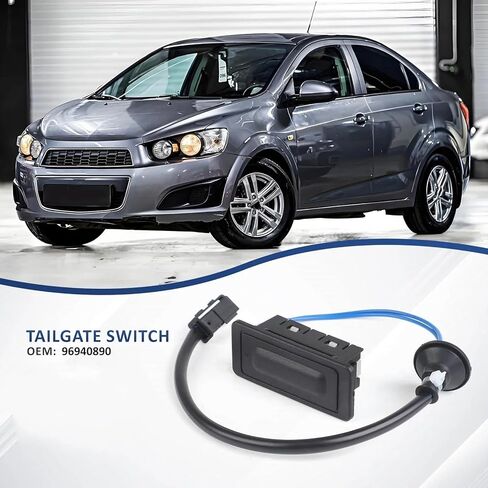 Tailgate Opening Switch for Chevrolet for Sonic Sedan Aveo Captiva 2012-2019 Opening Switch Tailgate Release Button Trunk 96940890 in Kuwait