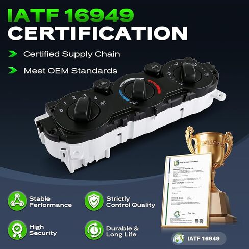 HVAC A/C Heater Climate Control Module Panel Fit for Ford Transit 150 250 350 (2015-2019), Air Conditioner Control Switch Replace OE # BK2T-19980-DG in Kuwait