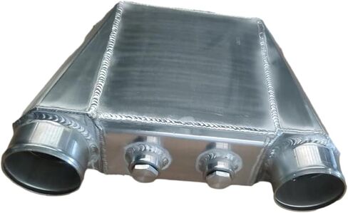 3.0" inside 3.5"outLiquid Core Aluminum 16.5"x13"x4.5"Air to Water Intercooler in Kuwait