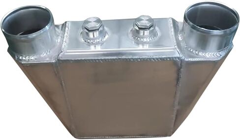 3.0" inside 3.5"outLiquid Core Aluminum 16.5"x13"x4.5"Air to Water Intercooler in Kuwait