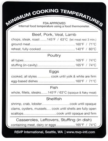 RSVP International Kitchen Organization Collection Removable Labels, Conversion Guide, White/Black in Saudi Arabia