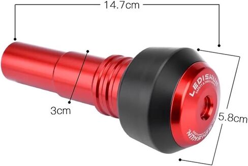 For ZONTES 350M 350E 350D 310M Motorcycle Accessories Frame Slider Anti-collision Cap Exhaust Slider Accessories motorcycle crash pad(Color:Black) in Saudi Arabia
