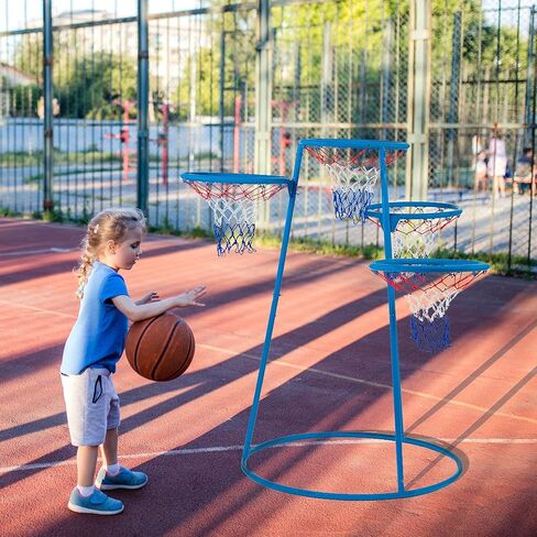 Children’s Factory Kids Toys 4-Hoop Basketball Set - Toddler Basketball Hoop Indoor/Outdoor Play- for Pre-School Classroom or Playroom in Kuwait