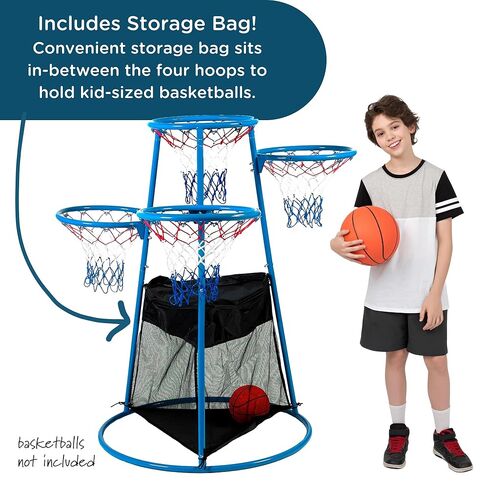 Children’s Factory Kids Toys 4-Hoop Basketball Set - Toddler Basketball Hoop Indoor/Outdoor Play- for Pre-School Classroom or Playroom in Kuwait
