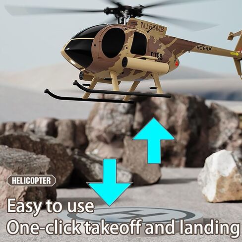 طائرة هليكوبتر كبيرة الحجم 335 مم MD500 C189 بدون فرشاة تعمل بالتحكم عن بعد، إضافة وضع التدفق البصري RC Heli Aircraft 1/28 مقياس كامل الوظائف، نظام تحكم ممتاز في الأكروبات الجوية، الجيش الأمريكي RTF، أسود، بطارية واحدة in Kuwait