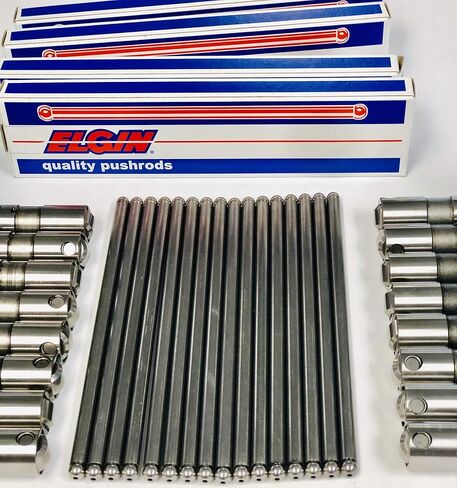 Elgin Industries Pushrod & Lifter Set compatible with 1996-02 GM Vortec 5.0L 305 & 5.7L with Roller Lifters in Kuwait